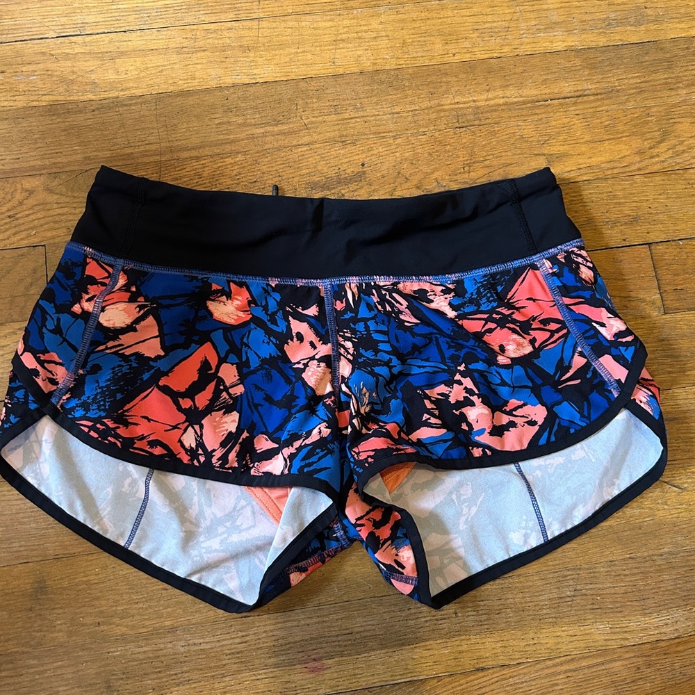 Lulu Patterned speed shorts